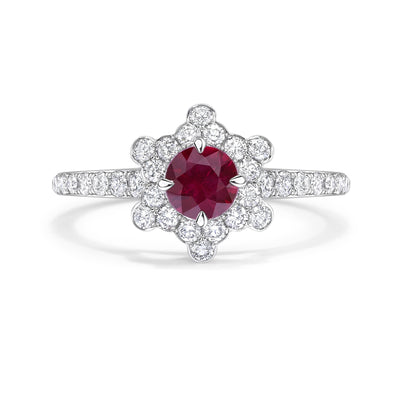 Atom Ruby Ring